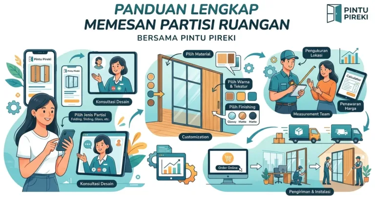 Cara atau panduan memesan partisi pireki
